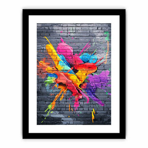 Graffiti Splash Art Print