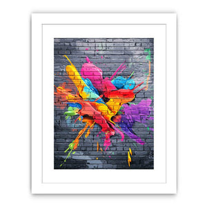 Graffiti Splash Streched canvas