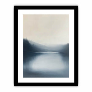 Minimalist Lake Art Print