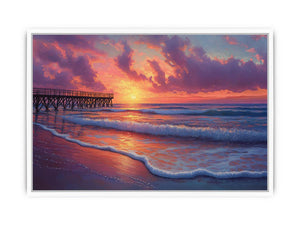 Peaceful Sunset Framed Print
