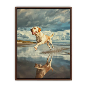 Sandy Paws At Dusk Poster