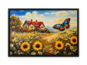 Ethereal Garden Fligh Painting