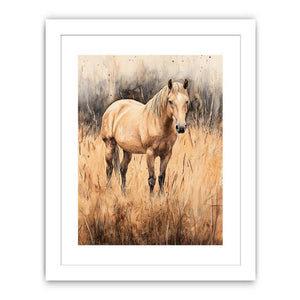 Moonlit Gallop Streched canvas