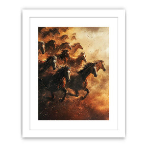 Golden Hoof Streched canvas