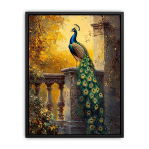 Sunset Glory Peacock Painting