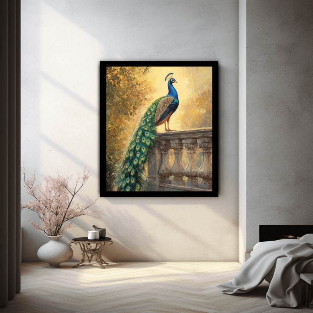 Peacock Sunset Glory