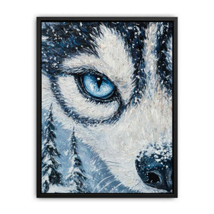 Blue Eyes Husky Painting