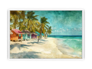 Palm Haven Framed Print