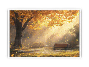 Fall's Radiance Framed Print
