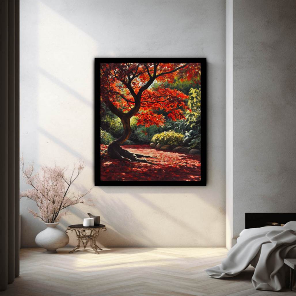 Maple Tree In Japan
