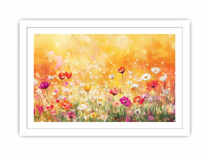 Sunlit Meadows Streched canvas