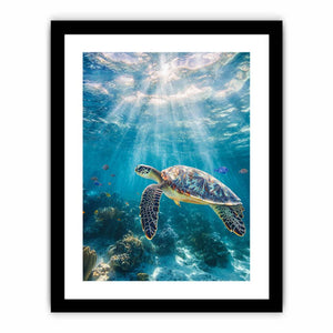 Eternal Swimmer Art Print
