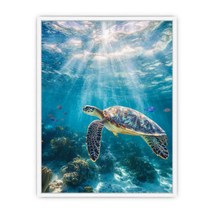 Eternal Swimmer Framed Print