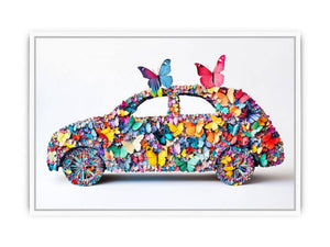 Fluttering Journeys Framed Print