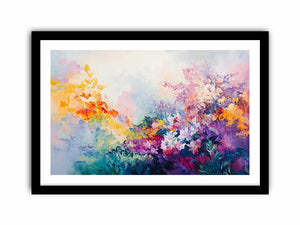 Aurora Of Flowers Art Print