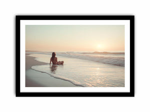 On The Beach Art Print