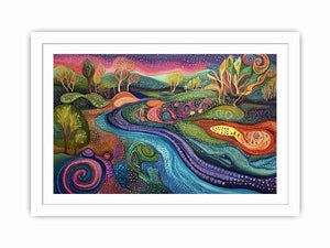 Lachlan River Streched canvas