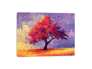 Red Tree Canvas Print