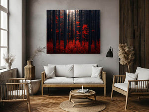 Dense Red Forest