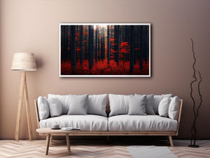 Dense Red Forest