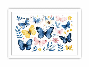 Fluttering Symphony Streched canvas