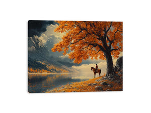 Lone Rider Canvas Print