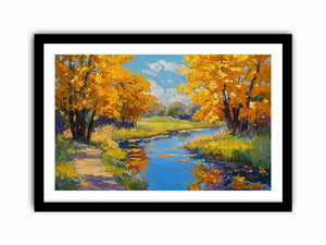 Autumn’s Enchanted Depths Art Print