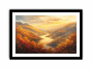 Autumn's Embrace Art Print