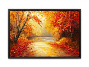 Golden Autumn Symphony Painting