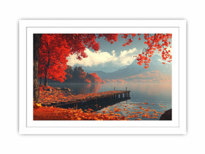 Autumn Whispers Of The Wind Streched canvas