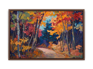 Crimson Autumn Dreams Poster