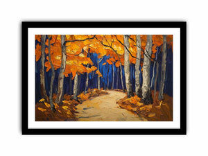 Autumn’s Painted Horizon Art Print