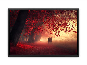 Autumn Serenade Of Leaves Painting