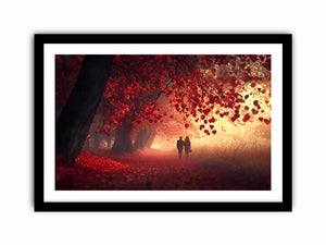 Autumn Serenade Of Leaves Art Print