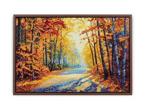 Crimson Dreams landscape Poster