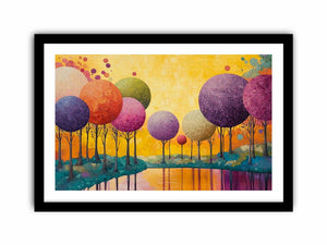 Ball Trees Art Print