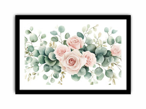 Sage Green Floral Art Print