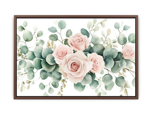 Sage Green Floral Poster