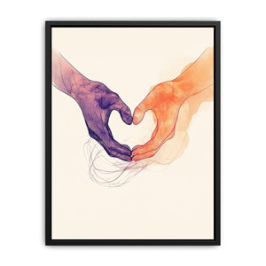 Whispers Between Palms Painting