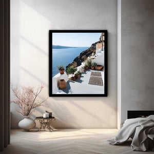 Terrace In Santorini