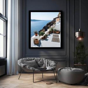 Terrace In Santorini