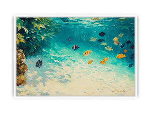 Echoes Of The Deep Framed Print