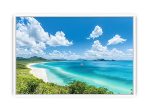 Love This Beach Framed Print