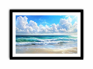 Endless Azure Art Print
