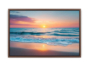 Sunlit Waves Poster