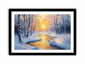 Winter Landscape II Art Print