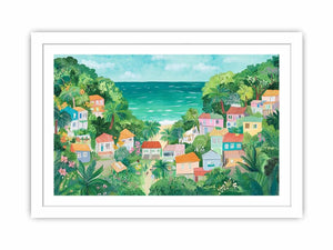 Dreamy Terrace Streched canvas