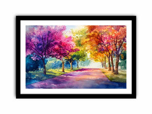 Brushstrokes Of Serenity Art Print
