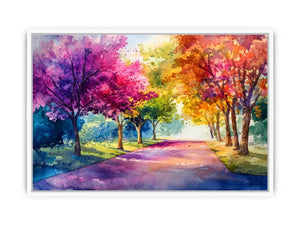 Brushstrokes Of Serenity Framed Print