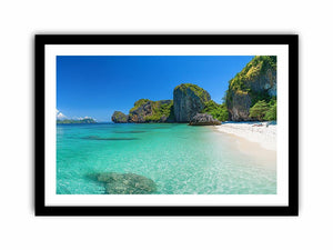 Serenity In Shades Of Blue Art Print